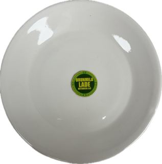 PLATO CERAMICA BLANCO