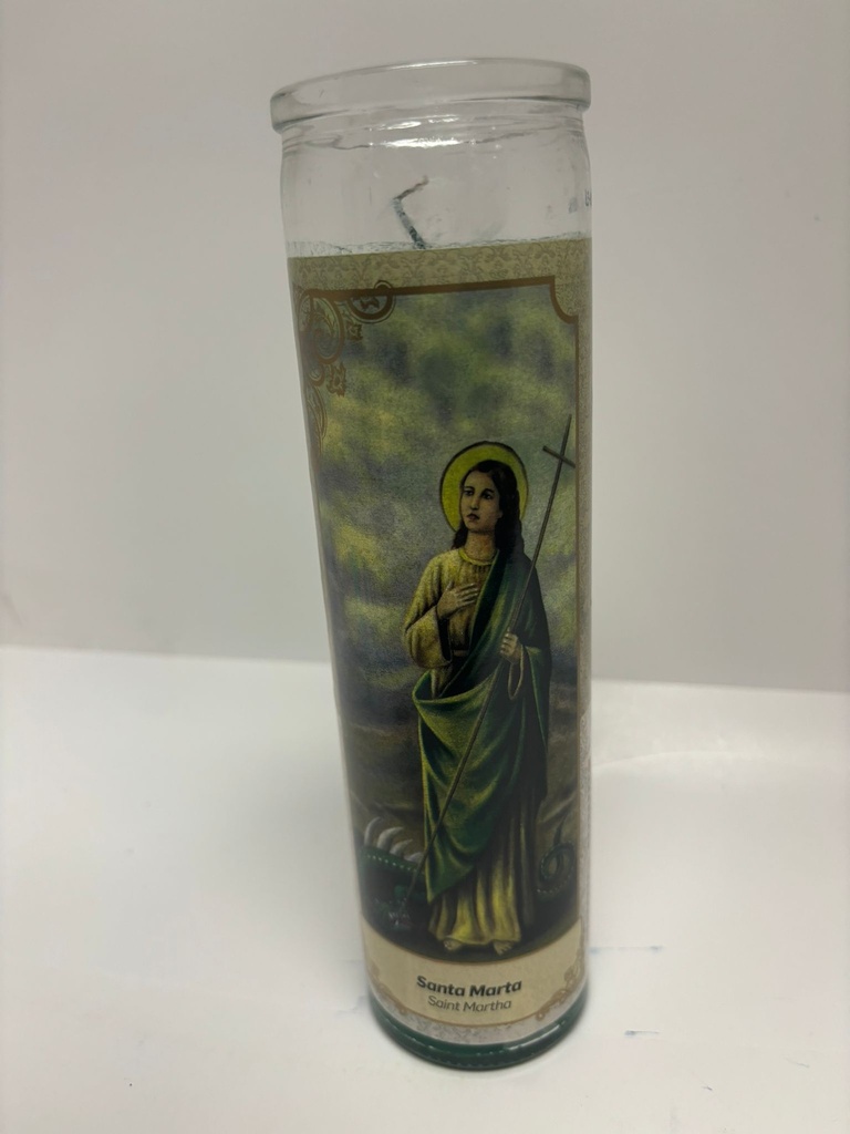 Saint Martha Sticker Candle