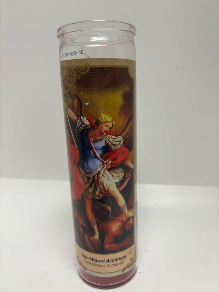 Saint Michael Archangel Sticker Candle