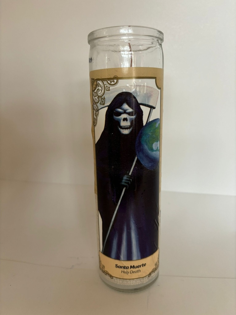 Holy Death Sticker Candle