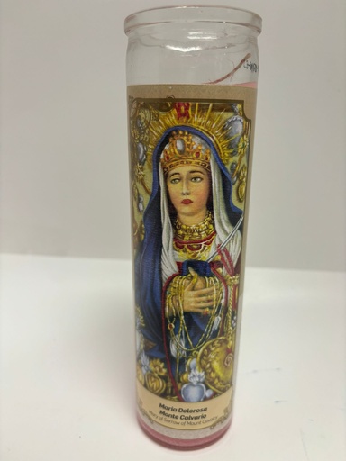 Mary Of Sorrow Of Mount Cavalry Sticker Candle