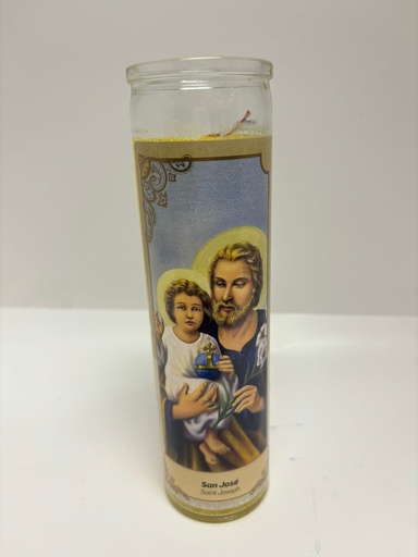 Saint Joseph Sticker Candle