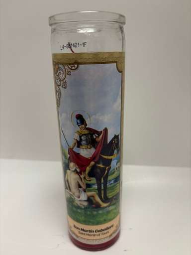 Saint Martin Of Tours Sticker Candle