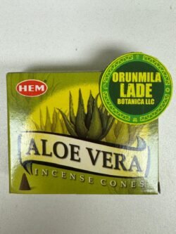 Incienso Cono Aloe Vera