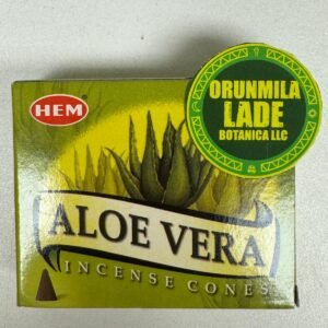 Incienso Cono Aloe Vera