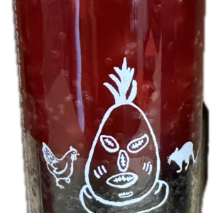 Vela 2 colores Eshu Rojo-Negro