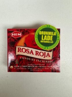 Incienso Cono Rosa Roja