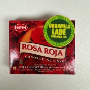 Incienso Cono Rosa Roja