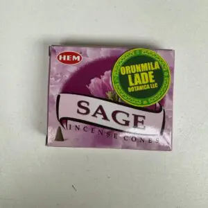 Incienso Cono Sage