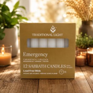 Velas de emergencia caja 12 sabbath candles