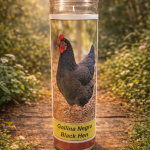 Vela Gallina negra Black Hen 9 oz jar