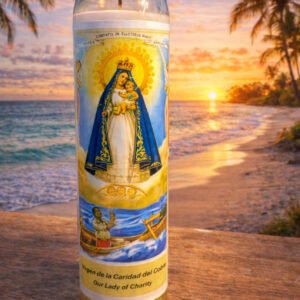 Vela Caridad del cobre 9 oz jar