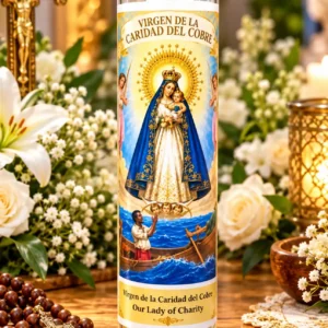 Vela Caridad del cobre 9 oz jar