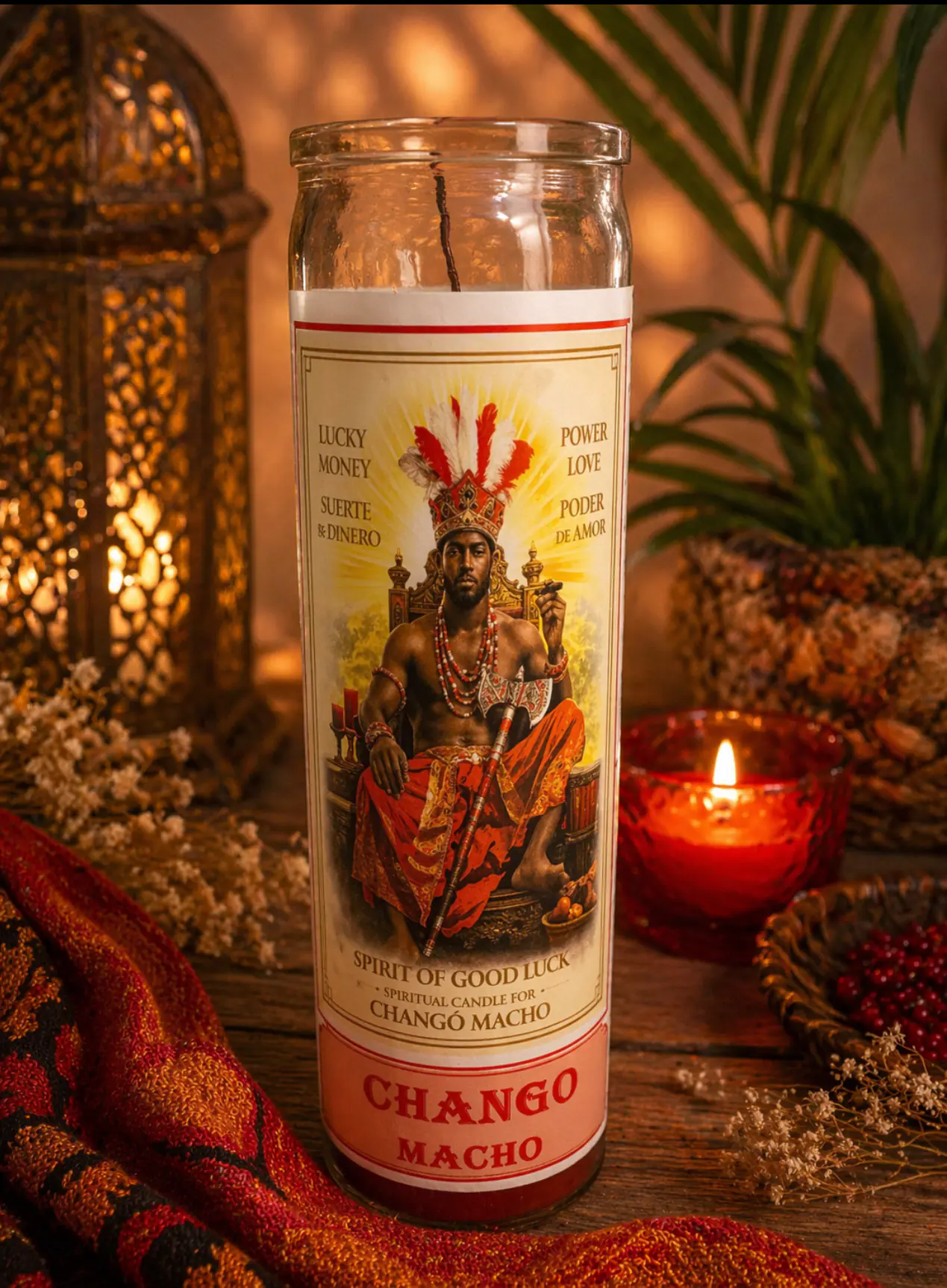 Vela Chango Macho 9 oz jar
