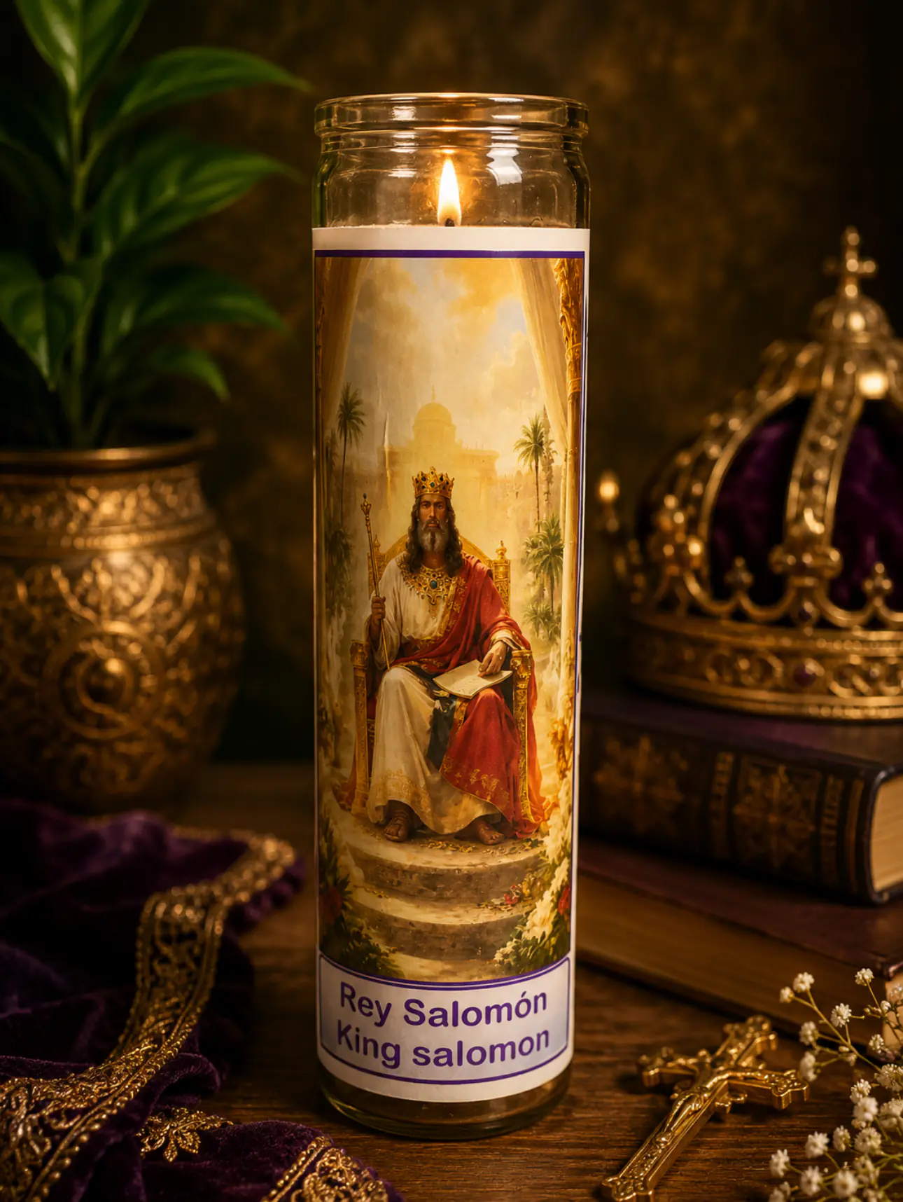 Vela Rey Salomon 9 oz jar