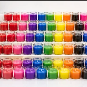 Velas 3 Pulgadas con Vidrio Liso