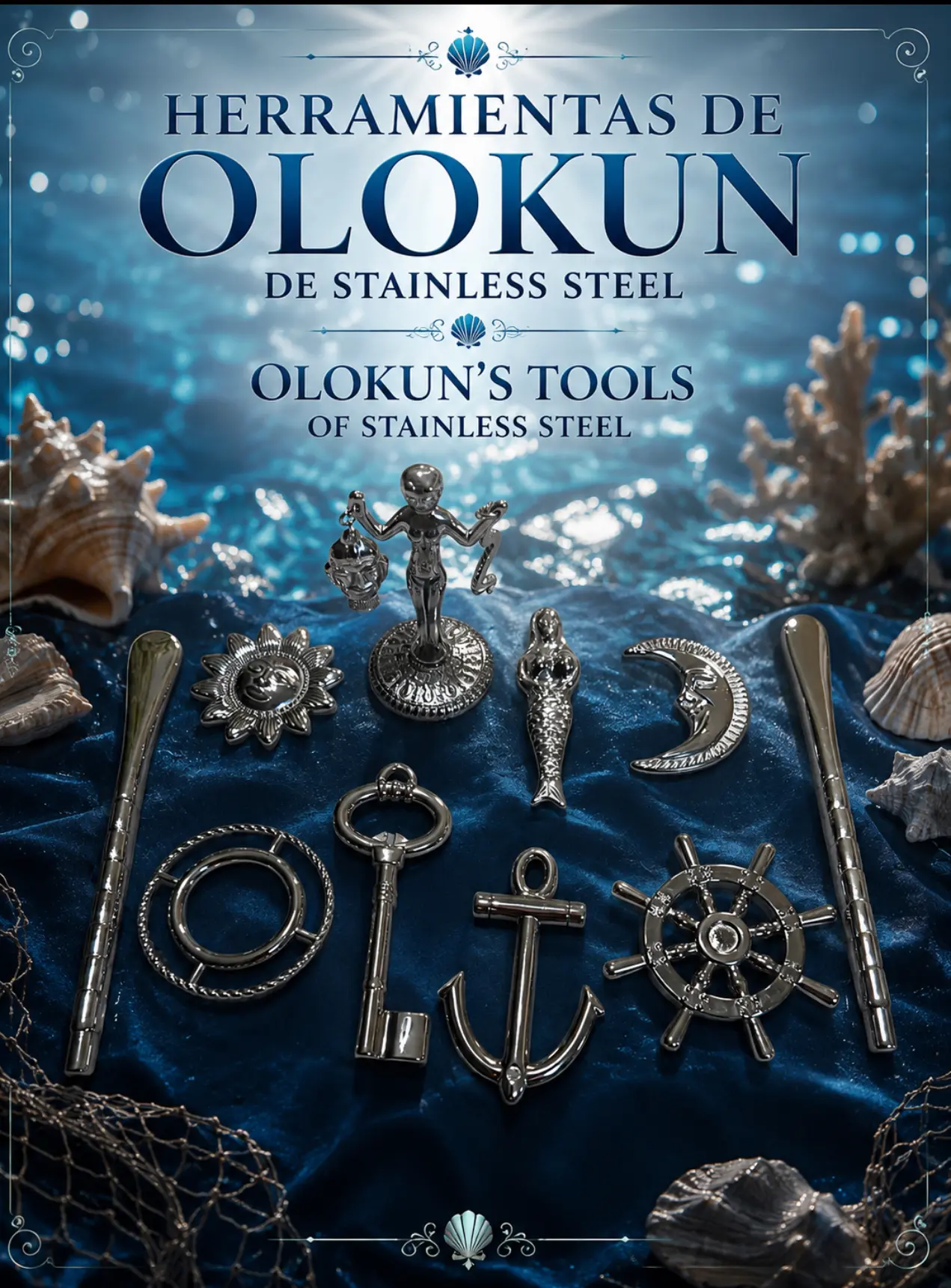Herramientas de Olokun de acero inoxidable (Olokun tools stainless steel)