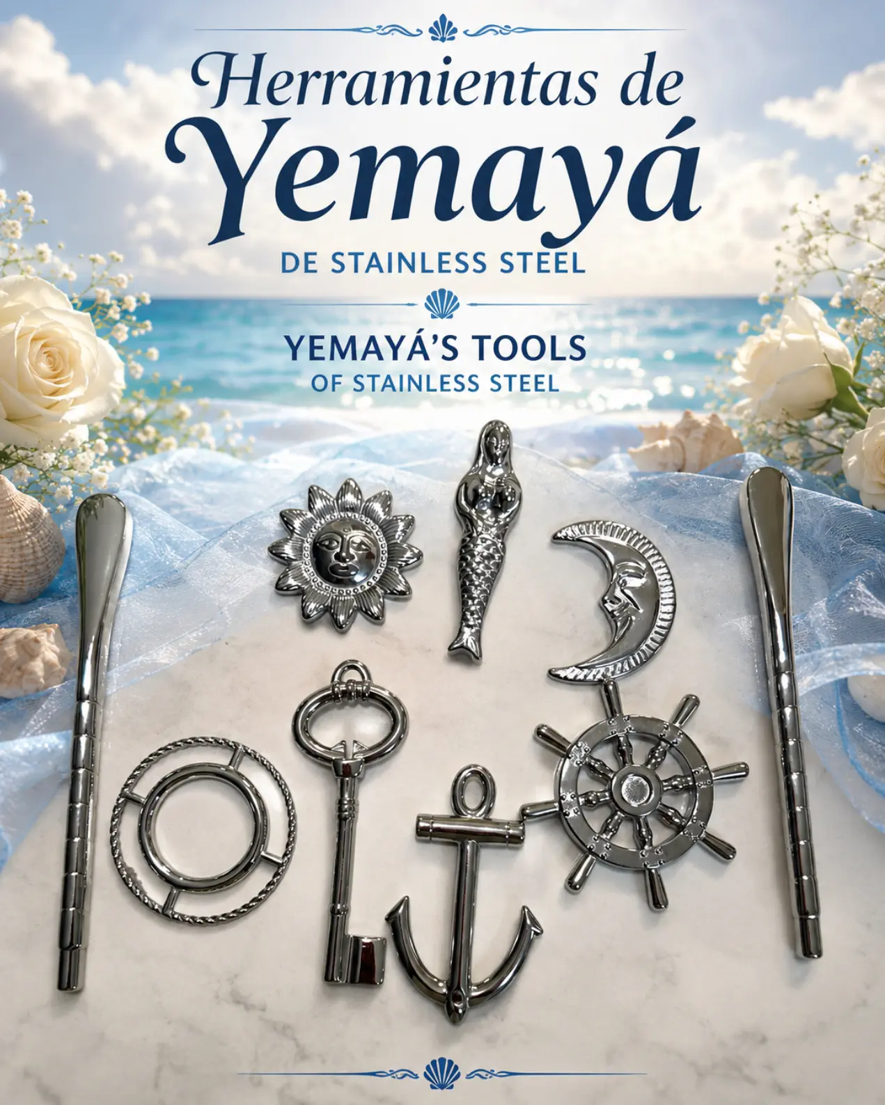 Herramientas de Yemaya de acero inoxidable (Yemaya tools stainless steel)