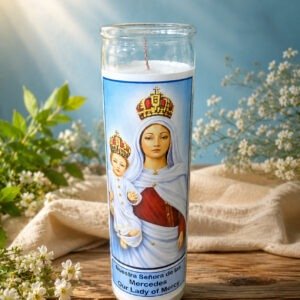 Vela Nuestra Senora de las Mercedes 9 oz jar Our Lady Mercy
