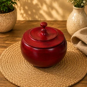 Ajere mano de orula o ikofa color cherry wood