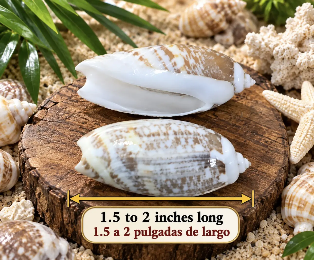 Caracol igbo grande olive gibbosa shells - Imagen 2