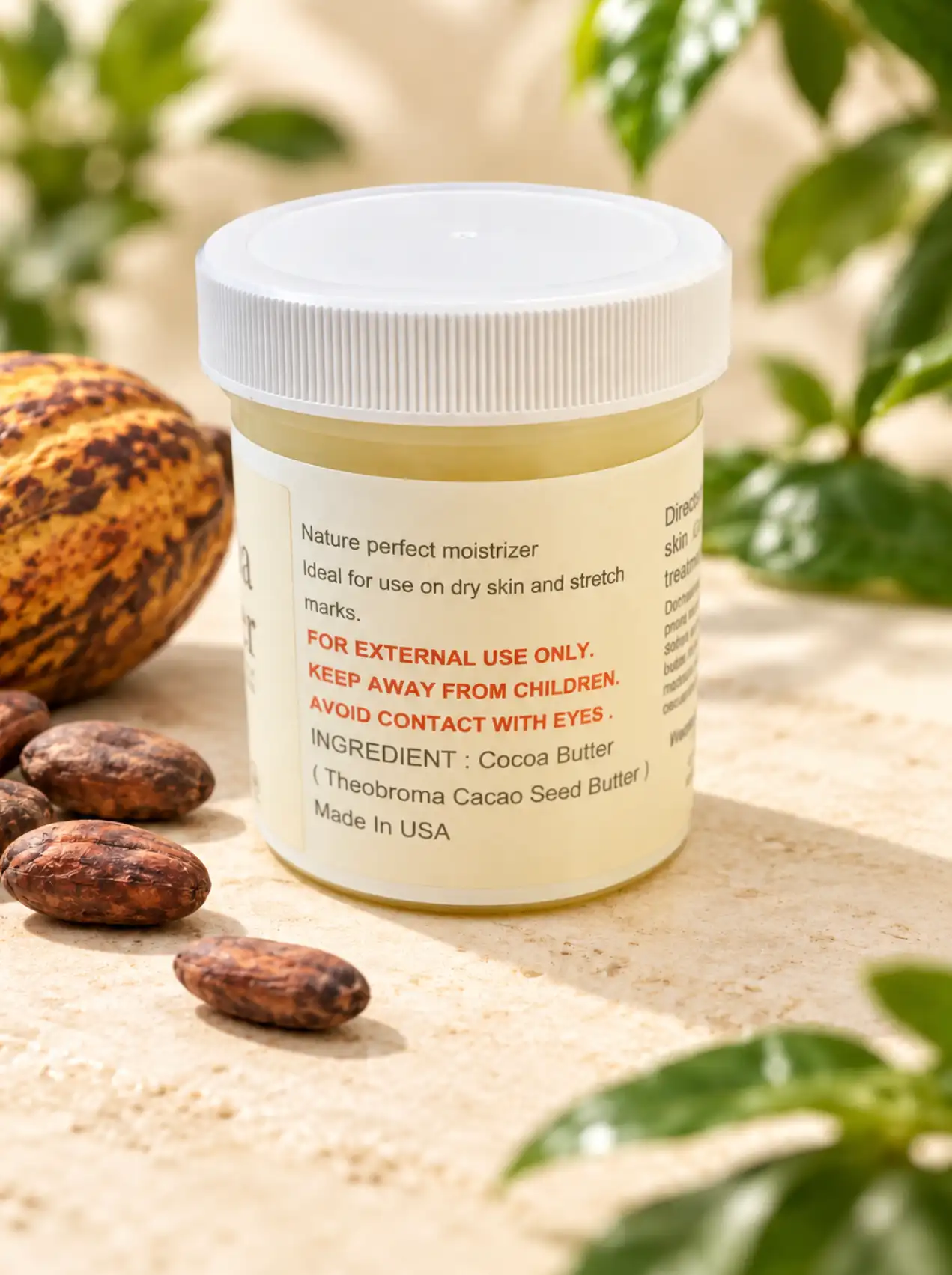 Manteca De Cacao Organica Pura 4 oz - Imagen 3