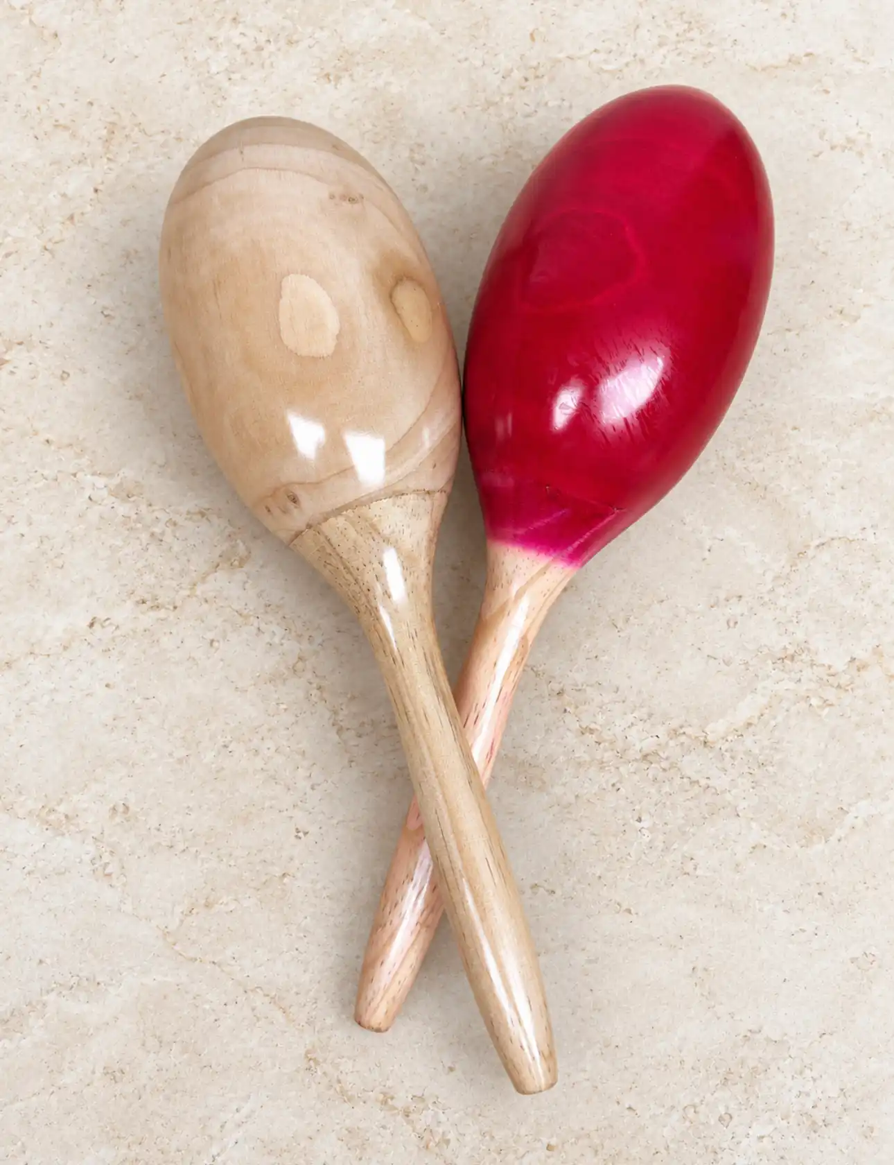 Maraca de Madera Solida